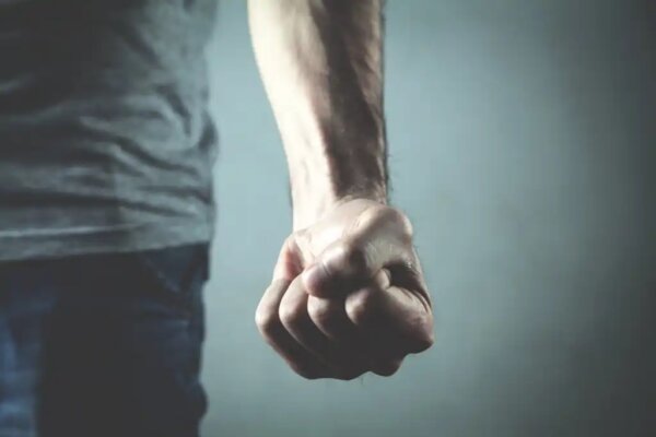 A clenched fist, demonstrating anger.