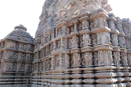 Ett tempel i Indien.