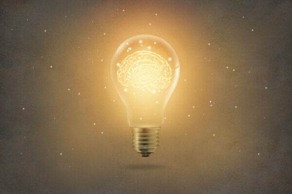 Light bulb, depicting that light modifies emotions.